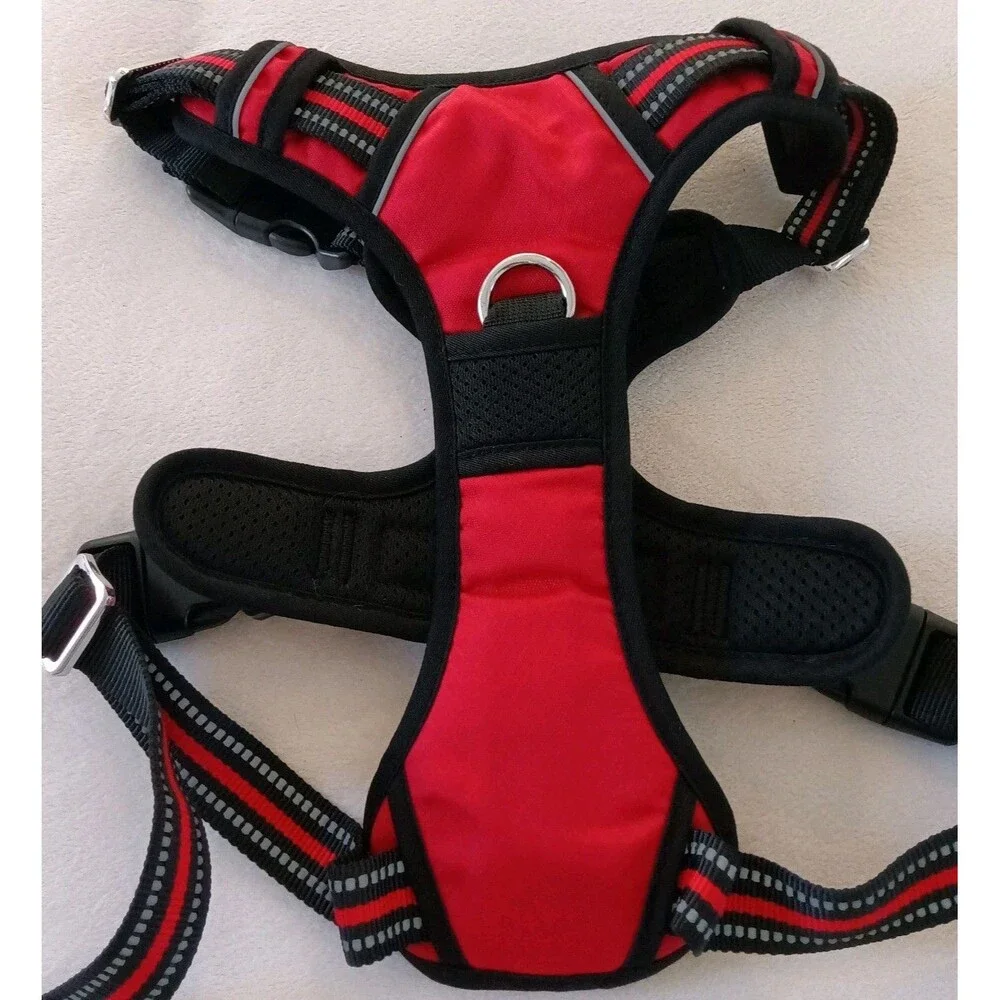 Large Rabbitgoo Training Dog Harness With Hydro Bowl & PetSafe Treat Pouch Set 3